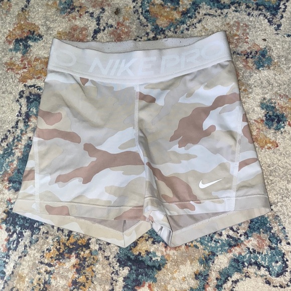 Nike | Shorts | White Camo Nike Spandex 